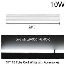 LED T5-Leuchtstoffröhre (T8) 300 mm / 600 mm (1 Fuß / 2 Fuß) Wandleuchte, 6 W / 10 W, warmweiß / kaltweiß, 110 V / 220 V Wechselstrom