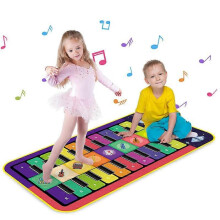 Klaviermatte für Kinder, Musikmatte, Tanzmatte, Touch-Spielmatte, Bodenklavier-Musikteppich, Geschenkspielzeug