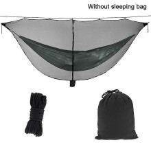 Hängematten-Moskitonetz, separate Moskitoabdeckung, Hängematten-Camping-Moskitonetz, Polyesternetz für 360-Grad-Schutz, doppelseitiger Reißv