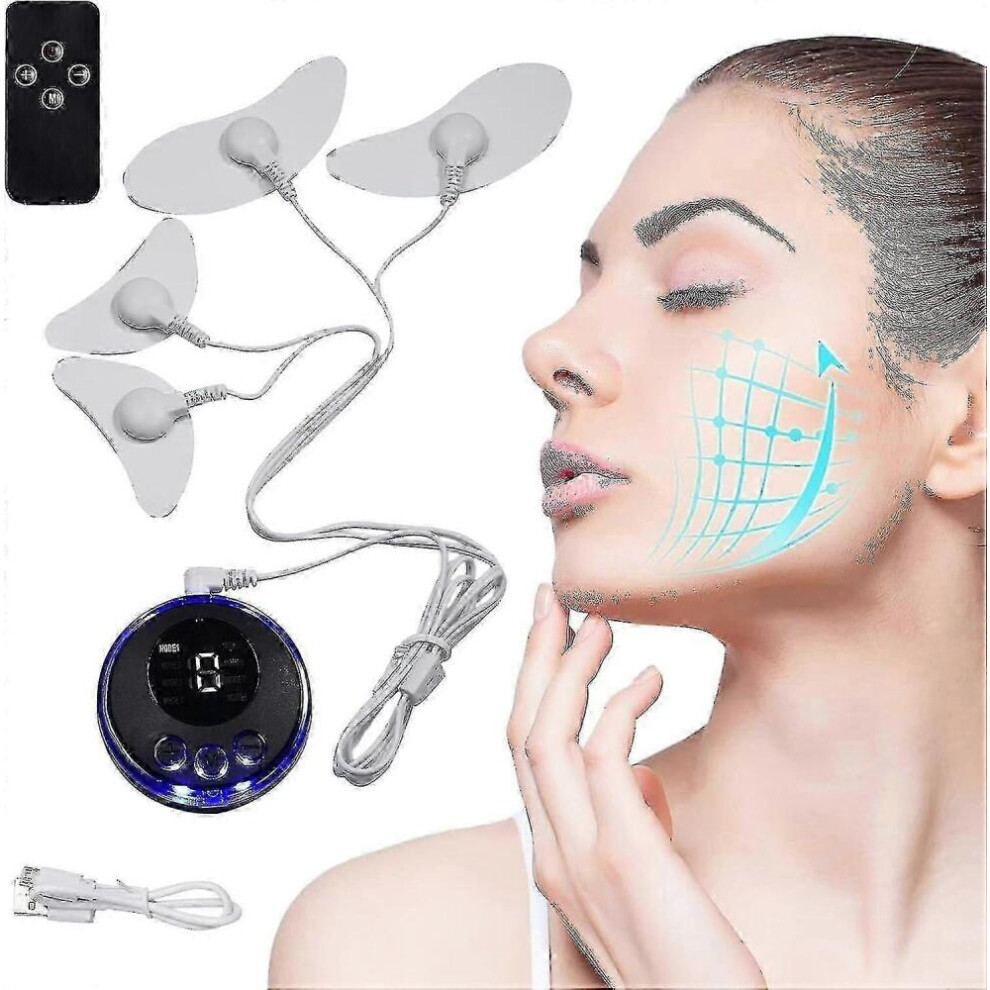Electric Facial Massager, EMS Facial Massager, Face Massage Device,...