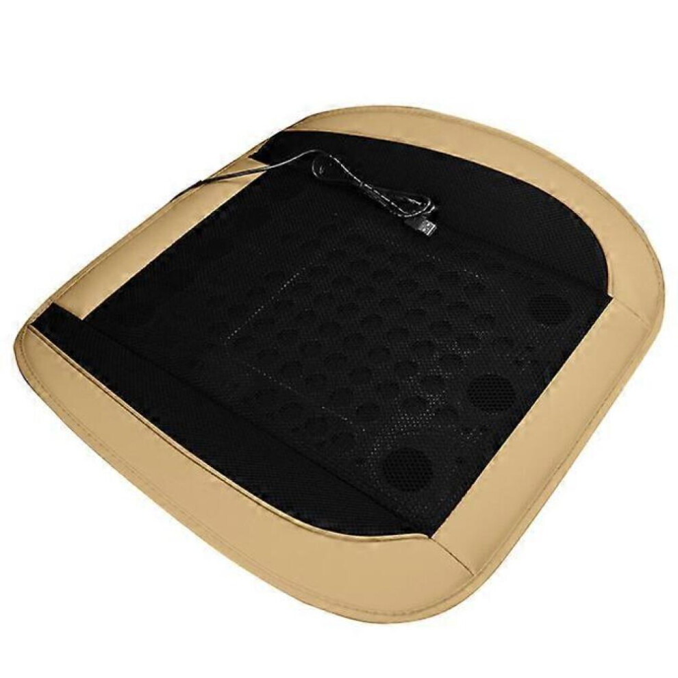 Universal Cooling Car Air Ventilated Fan Cushion Car Seat Pad Ventilation Cushion Usb Car Summer Seat Cushion 8472608244056