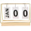 Ξύλινο Ημερολόγιο Αντίστροφης Μέτρησης Διακοσμητικό Ημερολόγιο Γραφείου Ημέρα 4