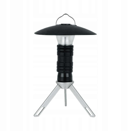 LED-Campingtaschenlampe, schwarz