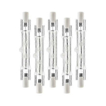 5er-Pack R7s 118 mm 300 W 230 V, R7s Halogen-Linearlampe, dimmbare Halogenlampe für Baustellen