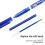 Radierstift, 0,5 mm nachfüllbarer Radierstift, Rollerball-Radierstift 3