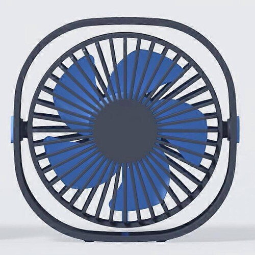 Blauer USB-Ventilator, leiser Ventilator, tragbarer leiser USB-Ventilator mit 3 Geschwindigkeitsstufen 1