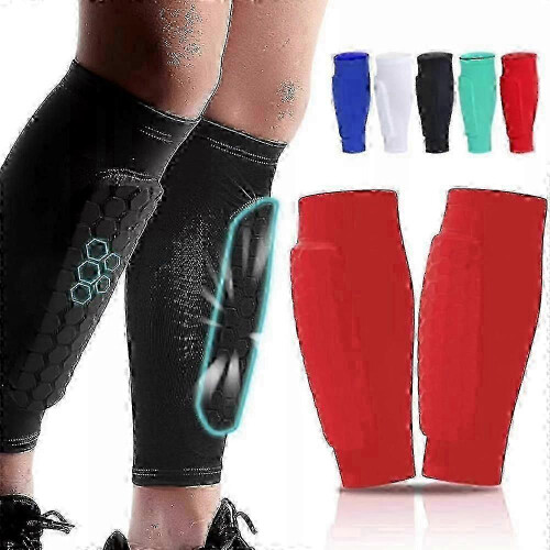 Shin Defender Kidsshindefender Manicotto a compressione con cuscinetti a nido d'ape Tw-lh1 1
