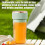 Φορητό Ηλεκτρικό Μπλέντερ, Ασύρματο Κύπελλο Μπλέντερ, Ηλεκτρική Μηχανή Smoothie, 3