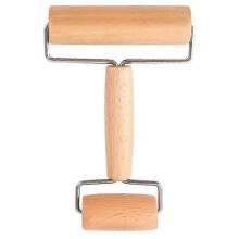 2-in-1 T-förmiger, doppelseitiger Nudelholz aus Holz – ideal für Küche, Pizza und Backen