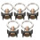 5Pcs Single Stud Fitting L Track Ring Fitting Steel Single Stud Track Fitting with Ring Steel O-Ring 3