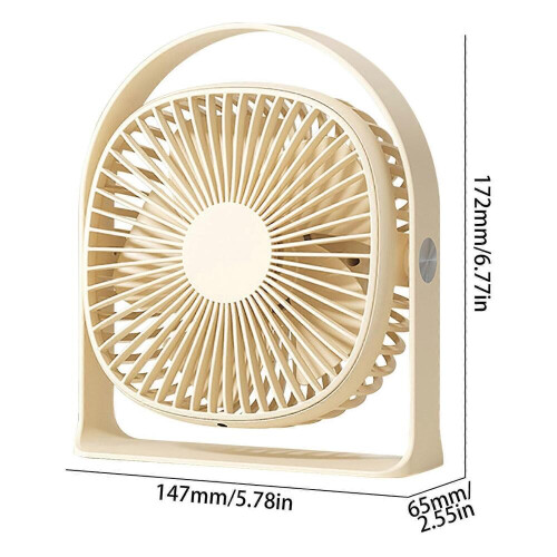 USB-Miniventilator für Büro, Desktop, Ladestation, Studentenwohnheim 2