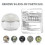 Difusor de aromas branco para espaços pequenos com função de lavagem do ar. 5