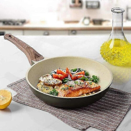 Frigideira antiaderente de 24 cm com revestimento de granito. 2