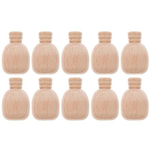 10pcs Diy Blank Wine Bottle Wood Blank Wine Bottle Blank Wine Bottle Drawing Blank Wine Bottle