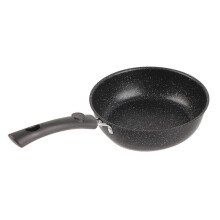 Frigideira de aço inoxidável com cabo ergonômico - Ideal para cozinhar bacon, bife e cebola de forma rápida e uniforme (20 cm)