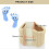 Toe Separator,Toe Corrector,2PCS Overlapping Toe Separators,Toe Separators,Large Toe Spacer,Toe Separator,Toe Separator,Hallux Valgus Toe Se 2