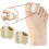 Toe Separator,Toe Corrector,2PCS Overlapping Toe Separators,Toe Separators,Large Toe Spacer,Toe Separator,Toe Separator,Hallux Valgus Toe Se 4
