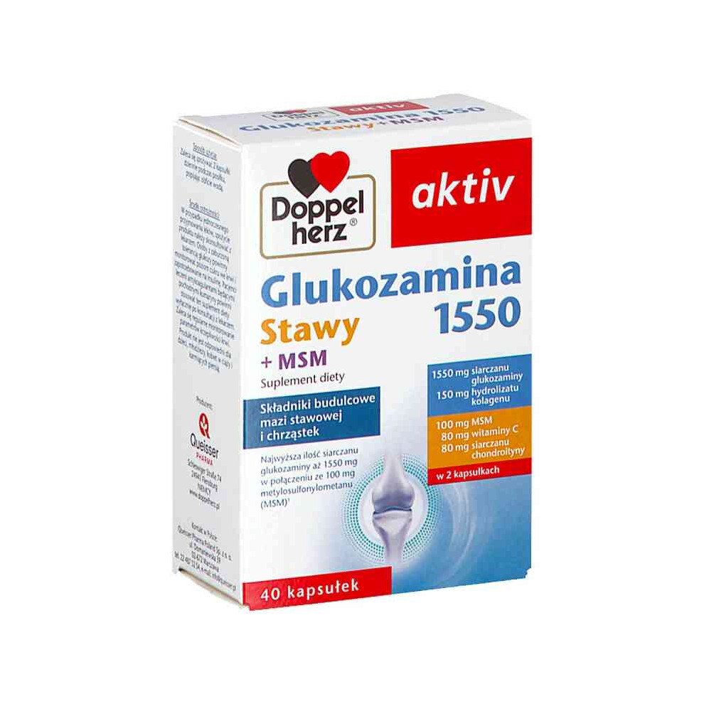 Queisser Doppelherz Aktiv Glucosamine 1550 Joints 40 Caps