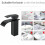 Modern Bathroom Faucet, Adjustable Temperature Single Handle Control with Waterfall Spout for Elegant Bathrooms 3