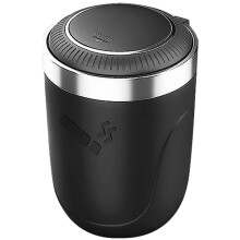 Multipurpose Cigarette Ashtray, Windproof Outdoor Travel Ash Tray With Plastic Stainless Steel Material, Detachable Stainless Car Ashtray Ensures