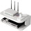 Multi-Function Floating Shelf for Routers and Media Devices, Wall Mounted Wireless Router Storage Box with Cooling and Ventilation Design, 1