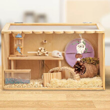 Parrot Chewing Toys with Corn Husk & Bamboo for Birds, Hamsters
