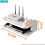 Multi-Function Floating Shelf for Routers and Media Devices, Wall Mounted Wireless Router Storage Box with Cooling and Ventilation Design, 2
