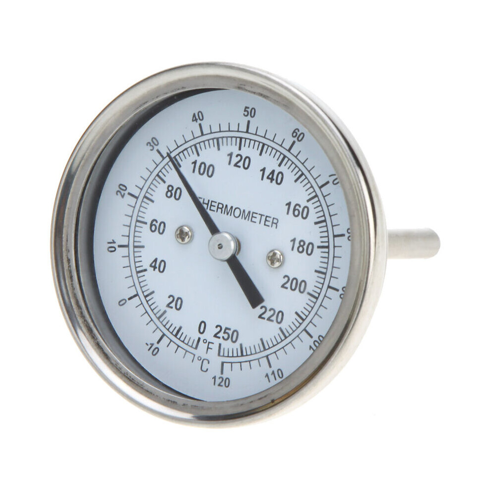 High-Precision Home Brewing Thermometer, Stainless Steel Sealing Waterproof Bi-Metal Sensor, Celsius Fahrenheit Accuracy, Ideal For Cooking Spaces