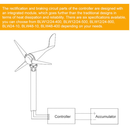 Wind Turbine Charge Controller, Automatic Controller for Reliable Wind Energy Conversion with Advanced Heat Dissipation 1