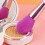 Πινέλο βάσης Kabuki Powder, σετ πινέλων μακιγιάζ Crystal Style, επαγγελματικά πινέλα μακιγιάζ 2