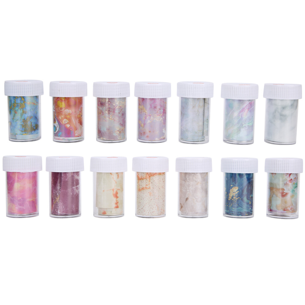 Iridescent Nail Foil Decal, Holographic Nail Foil Sticker Create Beautiful Nails Aurora Nail Art Transfer Foil 3D Nail Decorations for DIY Nail Art,