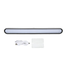 Barre lumineuse LED magnétique pour placard, barre lumineuse de bureau portable avec lampes de placard rechargeables, 3 modes de couleur et