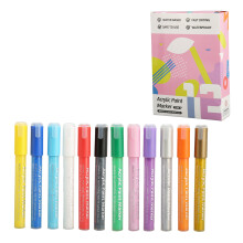 Set di pennarelli colorati per nail art con pennelli sottili per design creativi di manicure fai da te, strumenti per la pittura delle unghie,