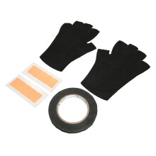 Atmungsaktive fingerlose Maniküreschutzhandschuhe mit Decal-Tape, UV-Schutz, weiche Hautpflege