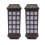 2 Sets Solar Wall Sconces LED White Light, 23cm, ABSThree 1