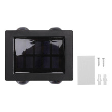 Solar wandlamp IP65 Modern elegant design LED buitenlamp op zonne-energie, dubbele lichtrichting, waterdicht, tuinpadverlichting voor terras