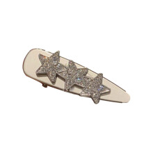 Kristall Pentagramm Stern Haarnadel Metall Pony-spitziger Stern