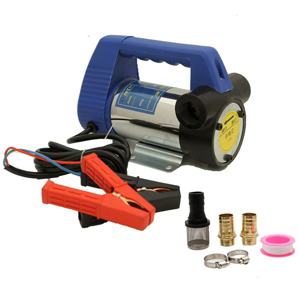 12V 24V Electric Diesel Transfer Pump With Overflow Valve, Flow, Self Priming For Oil And Kerosene 9189345311376