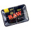 Doppelseitiges Roll-Tablett 18 x 12,5 cm Silber 1