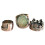 Skull Smoke Grinder Bronze 3-Layer Herb & Spice Crusher 75mm 12