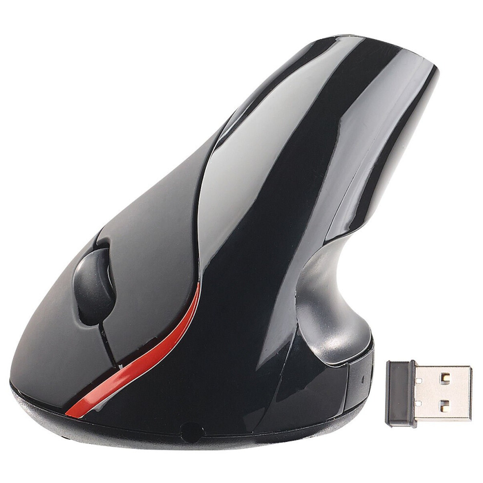 Vertical Mouse: Usb Optical Wireless Mouse, Vertical Ergonomic 1600 Dpi, Usb Rechargeable (Vertical Mouse, Ergonomic Mouse, Optical Cable) 9426802483338