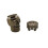 Skull Smoke Grinder Bronze 3-Layer Herb & Spice Crusher 75mm 9