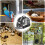 Bird Travel Carrier Clear Cage With Shoulder Window, Light Ventilated Mesh, Removable Perch, Black/White Panel 3