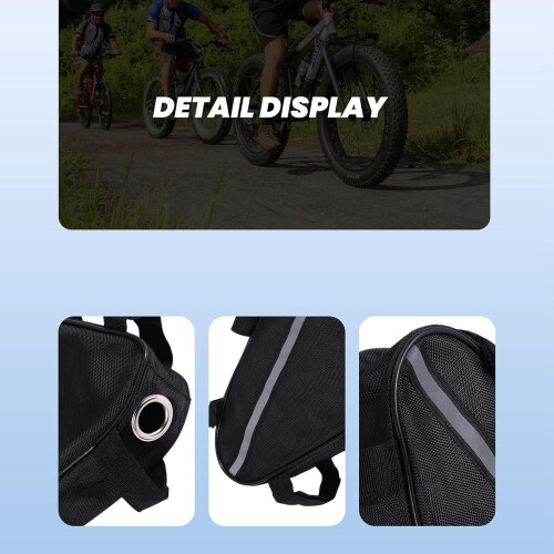 Bicycle Battery Pack Triangular Lithium Battery Bag for Electric Bikes 36V 48V Waterproof Design 1