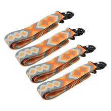 4PCS Snowboard Boot Carrier Strap Thickened Nylon 28.7in Yellow Blue