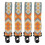 4PCS Snowboard Boot Carrier Strap - Universal Nylon Webbing, 28.7in, Yellow/Blue 2