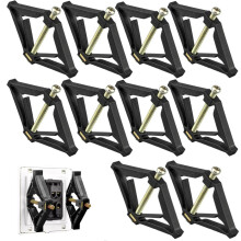 10Pcs Wall Switch Box Tool with Durable Steel Frame for 86mm Outlet Back Box Fix Clamp