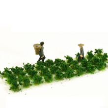 Use of static grass irregular flower clusters, ideal for DIY crafts and model development (deep grass bush).