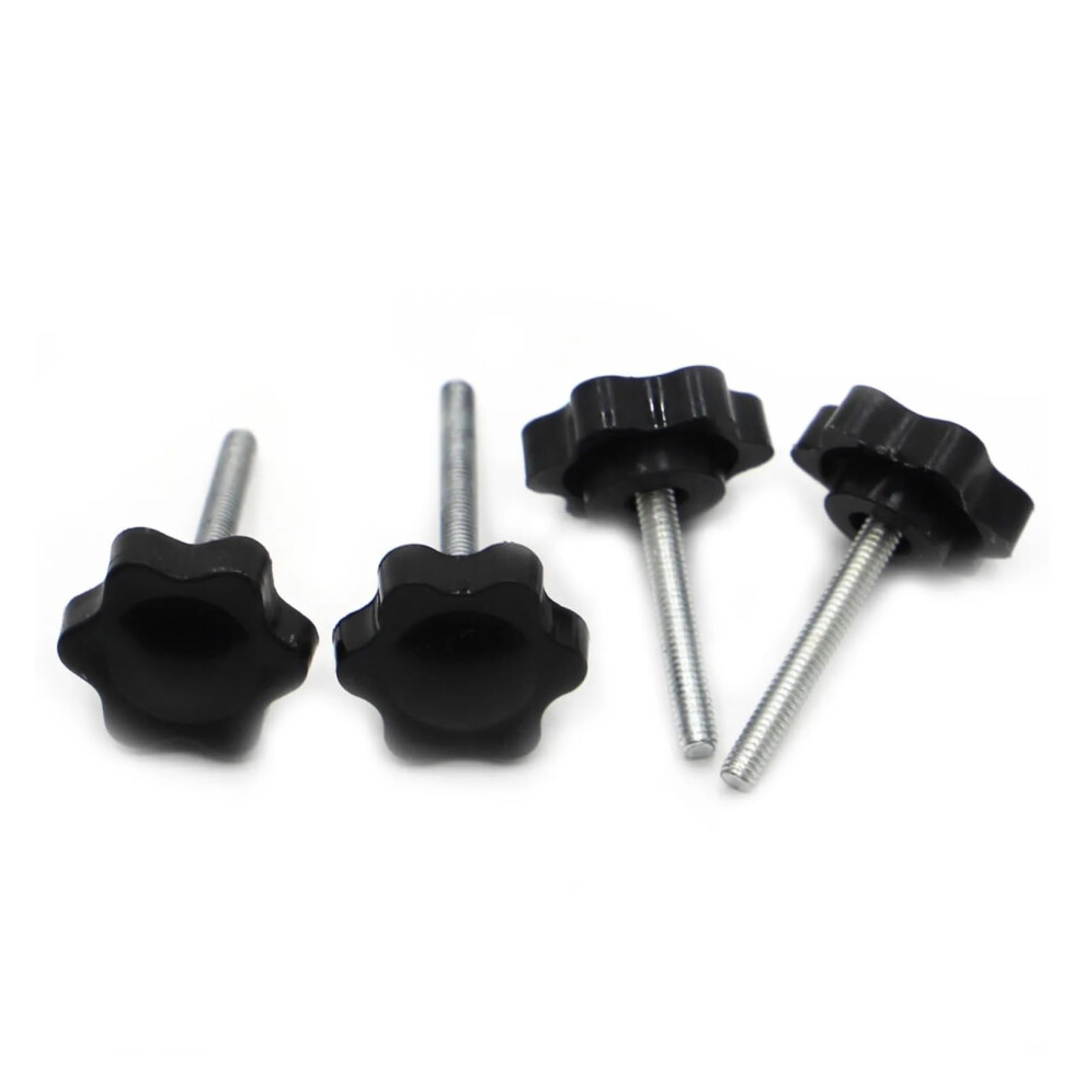 M4 M5 M6 M8 M10 M12 Plastic Handle Screw Plum Hand Turn Screw Starshaped Thumb Nuts Knob (Color: 10Mm, Size: M12 1Pc) M12 1Pc 10Mm 9382693718068