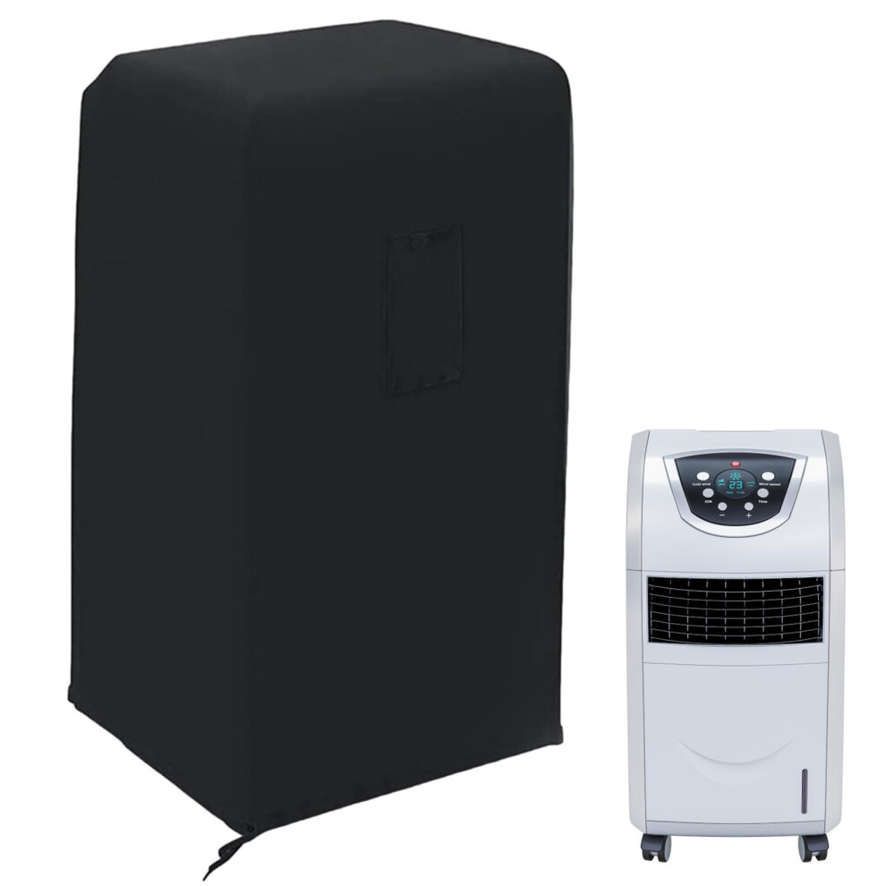 Protection For Air Conditioners Â Durable Ac Cover, Oxford Fabric Dust Cover, Black 9382693708816